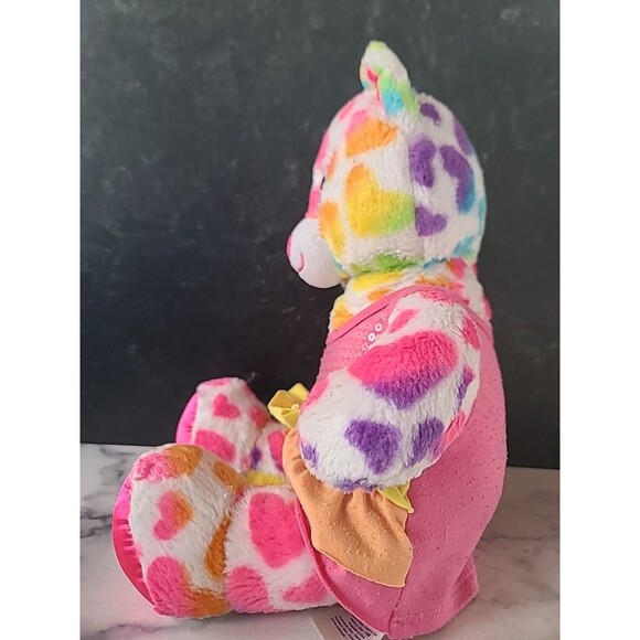 Build A Bear Rainbow Cat Stuffed Plush USED READ DESCRIPTION - Picture 6 of 10
